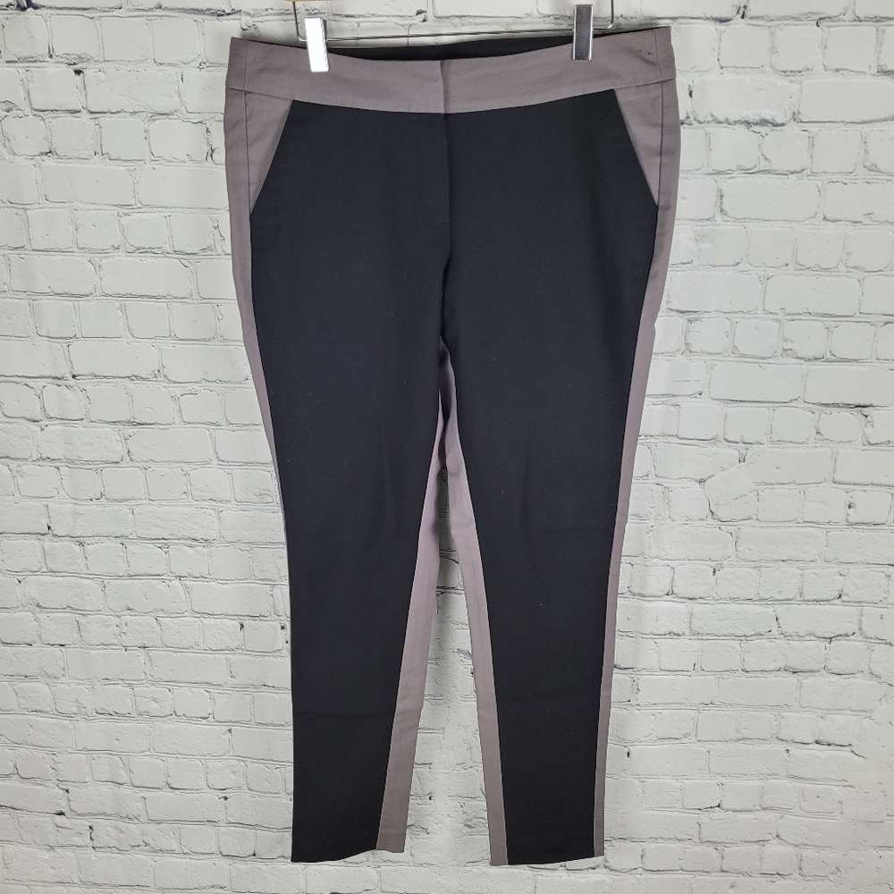 ASH | colour block skinny stretch trouser pants